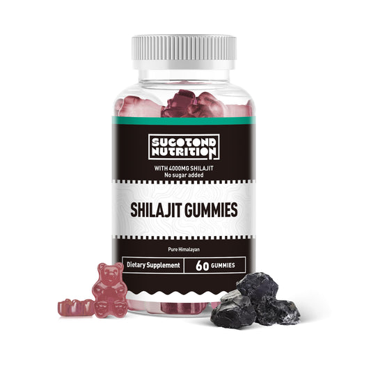 4000 mg Pure Himalayan Shilajit Gummies I No Added Sugar I KSM-66 Ashwagandha, Gokshura| 75%+ Fulvic Acid & 85+ Trace Minerals I Men,Women I Non-GMO I Lab Tested I 100% Natural I 60 Gummy