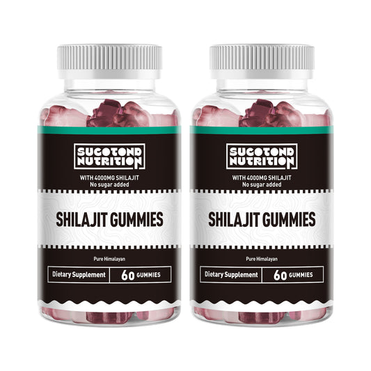 4000 mg Pure Himalayan Shilajit Gummies I No Added Sugar I KSM-66 Ashwagandha, Gokshura| 75%+ Fulvic Acid & 85+ Trace Minerals I Men,Women I Non-GMO I Lab Tested I 100% Natural I 60 Gummy
