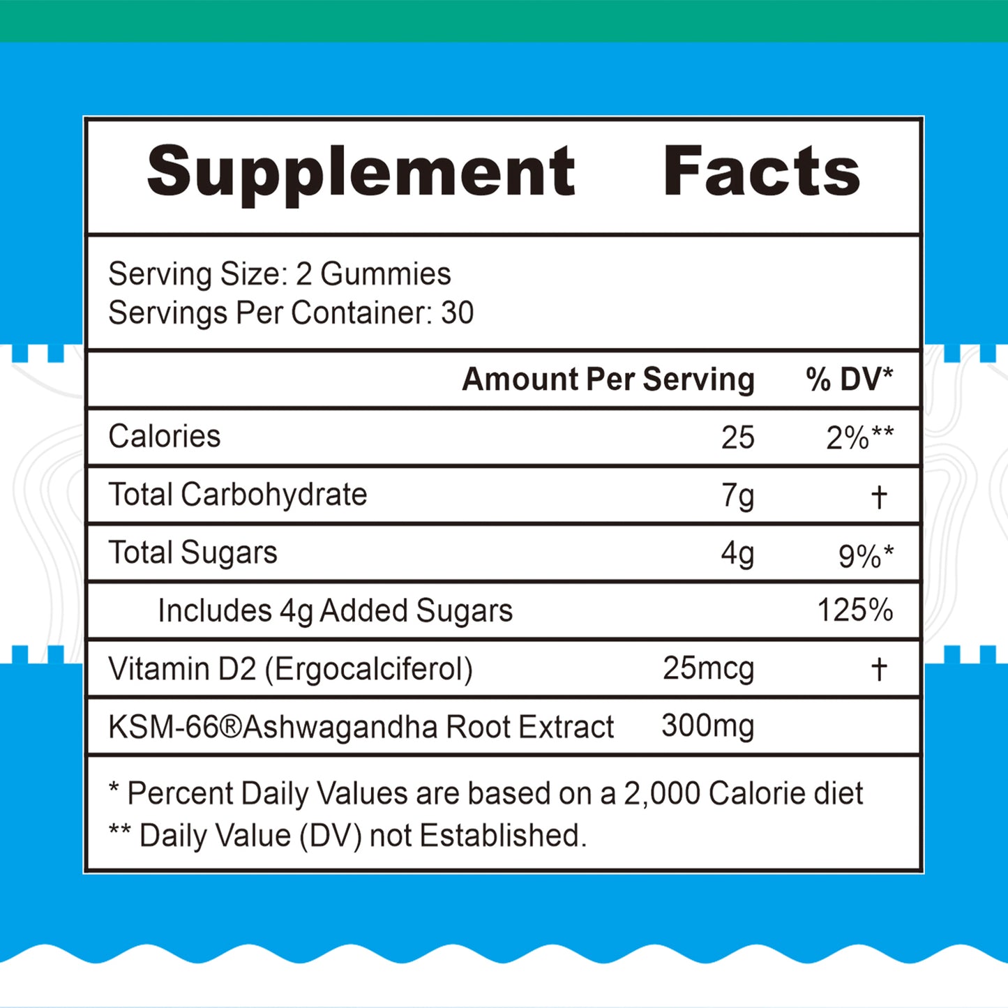 Sucotond Ashwagandha & Vitamin D Gummy - 60 Count - Mixed Berry, KSM-66, Vegan, Plant Based, Non-GMO, Gluten-Free & Gelatin Free Relax. Restore. Unwind, Pack of 1