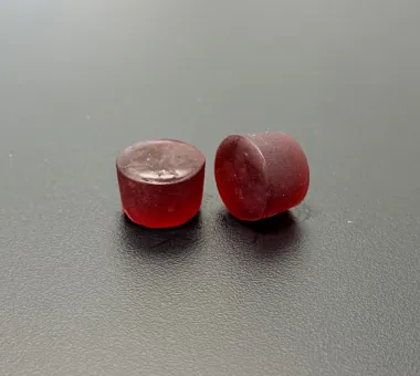 Sugar free calcium gummies developed with sugar substitute systems and water activity control