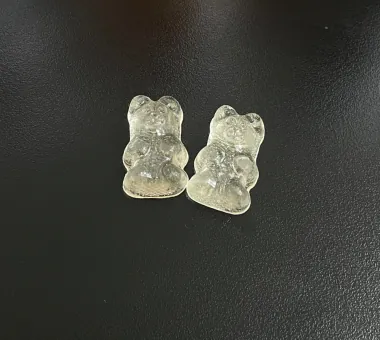Sugar free collagen gummies developed with sugar substitute systems for taste and texture stability