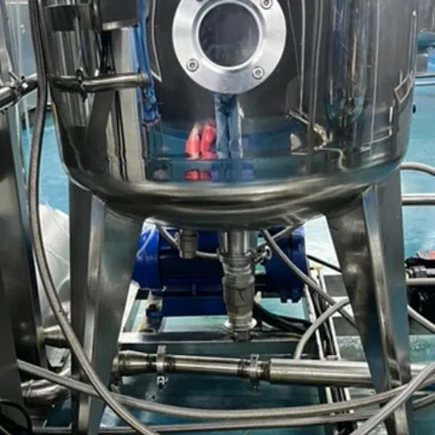 Stainless steel processing equipment used for controlled cooking and temperature management in glutathione gummy production