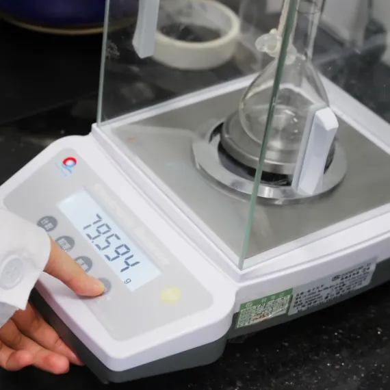 Precision ingredient weighing supports elemental iron dosage control during iron gummy formula development