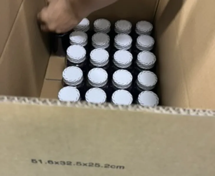 Private label magnesium gummy bottles packed in a shipping carton as part of Sucotond's one-stop OEM/ODM service from formula development to established product supply.