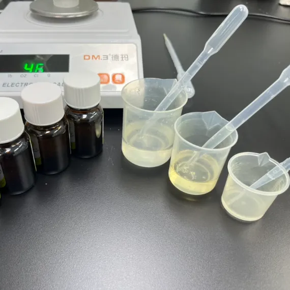 Laboratory weighing and liquid preparation support vitamin C input control for target label claims